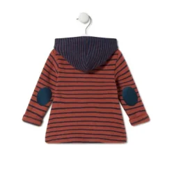 Vestido de menina com capuz Blue azul marinho